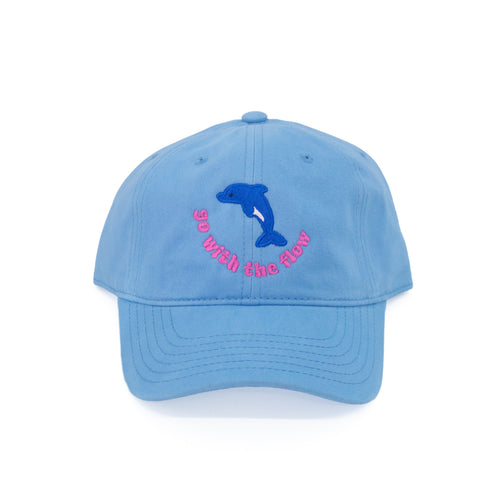 Gorra "Go With the Flow" – Azul Cielo