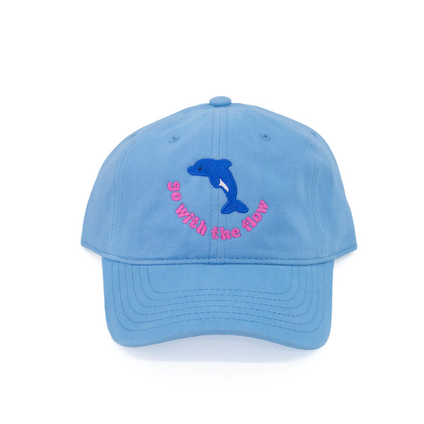 Gorra "Go With the Flow" – Azul Cielo