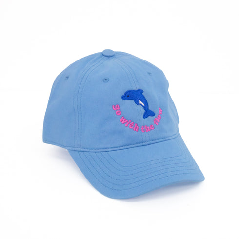 Gorra "Go With the Flow" – Azul Cielo