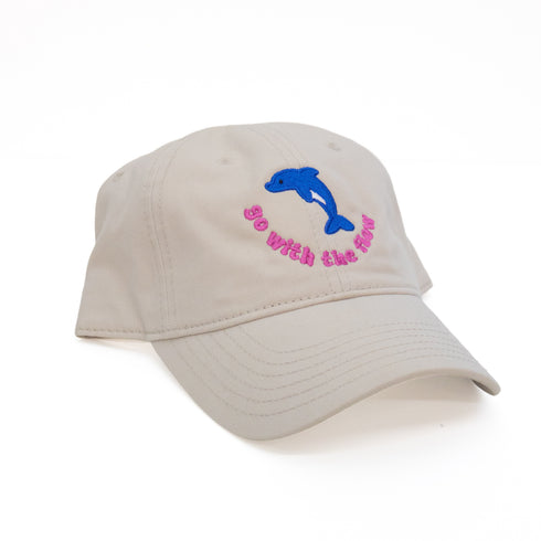 Gorra "Go With the Flow" – Crema