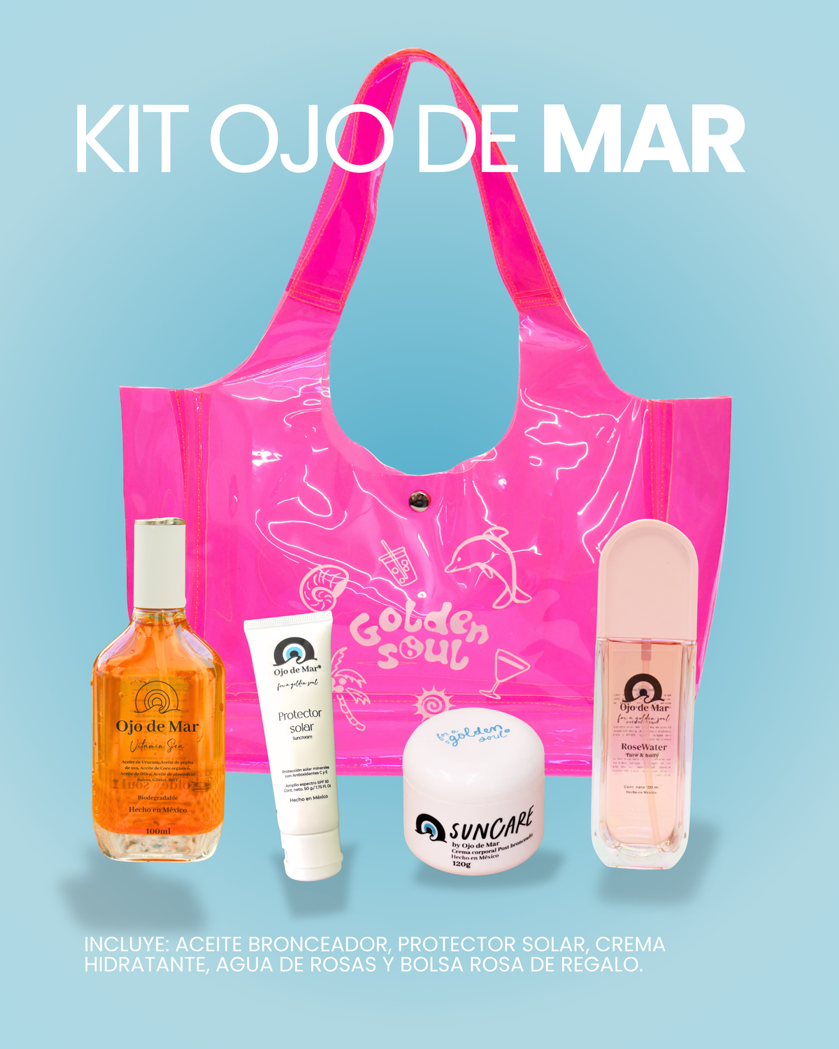 Summer Kit Ojo de Mar — Tu Rutina Completa de Playa en un Solo Set